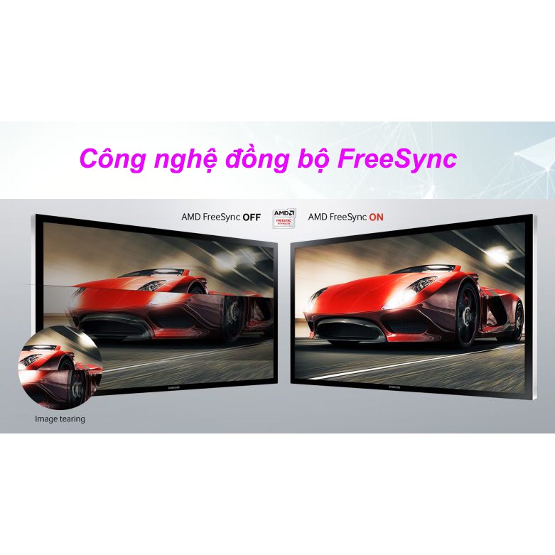 Màn hình SAMSUNG 24inch Full HD IPS 75Hz FreeSync new full box bảo hành chính hãng 24 tháng