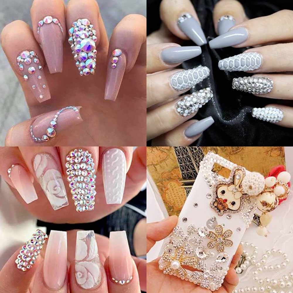 Hạt kim sa trang trí móng tay nghệ thuật
