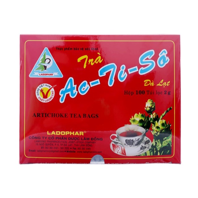 Trà atiso túi lọc (dạng hộp) đặc sản Đà lạt