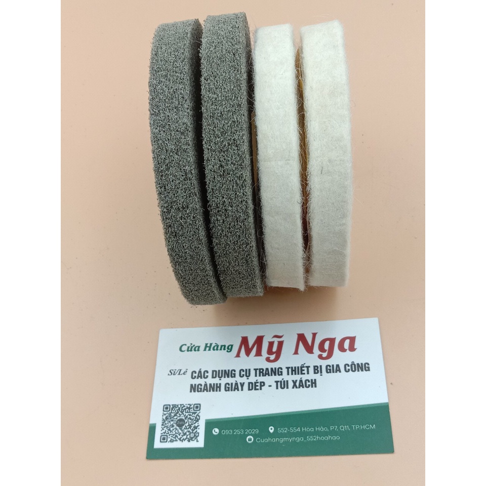 Nỉ mài đánh bóng, bánh mài nỉ dùng vải không dệt đánh bóng kim loại