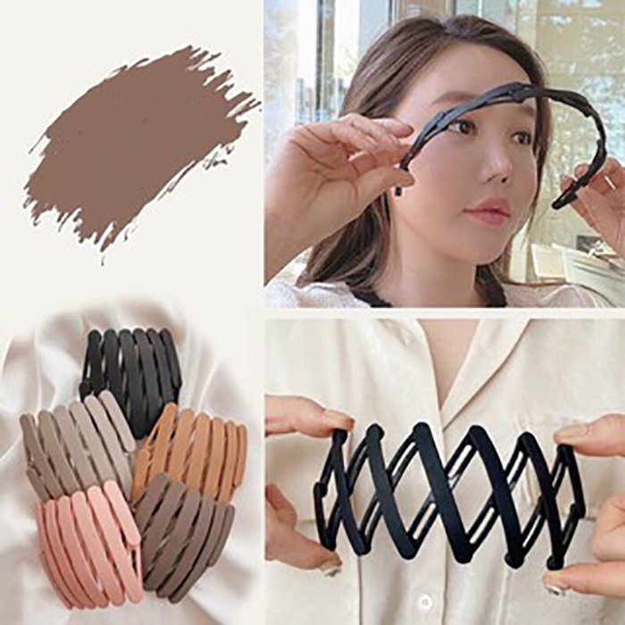 Cài tóc nhựa gấp gọn bỏ túi tiện dụng cho bạn gái màu ngẫu nhiên