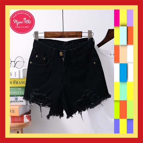 Thuốc Nhuộm Quần Jeans Đen