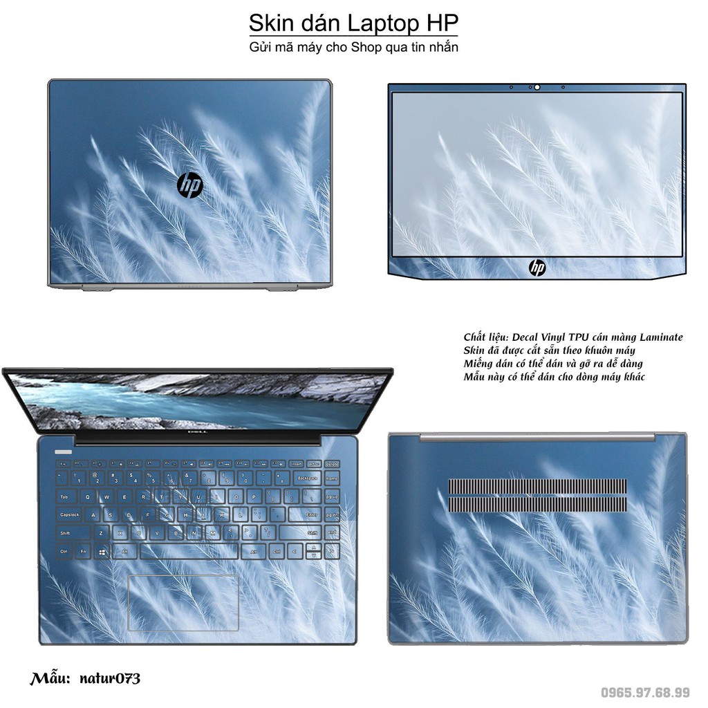 Skin dán Laptop HP in hình thiên nhiên nhiều mẫu 3 (inbox mã máy cho Shop)