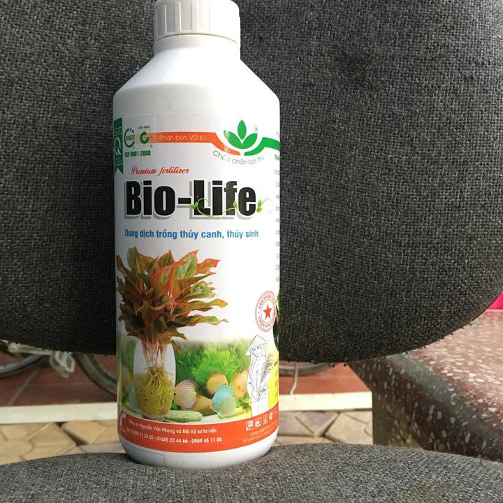 Phân phối Dung dịch thủy canh Bio-life chai 1 lít hàng chính hãng, nhập khẩu và phân phối trực tiếp.