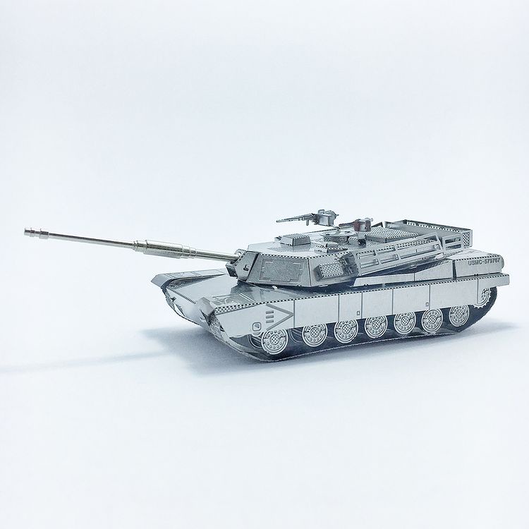 Mô Hình 3D Kim Loại Xe Tăng M1 Abrams Của Mỹ (chưa ráp)