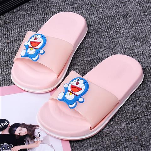 Dép Sandal Đế Mềm Chống Trượt Hình Doraemon Đi Trong Nhà Tắm Cho Nữ