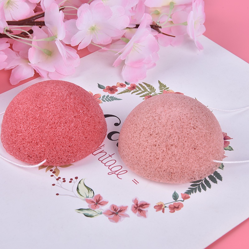 (Hàng Mới Về) Sữa Rửa Mặt Sợi konjac Tự Nhiên Làm Sạch Hiệu Quả