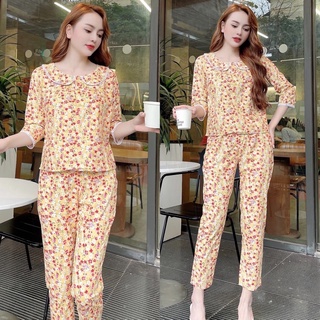 Đồ bộ mặc nhà , chất vải kate hàn