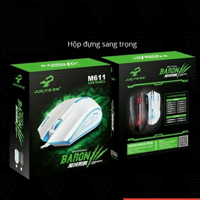 Chuột quang game thủ JUEXIE M611 3D có LED