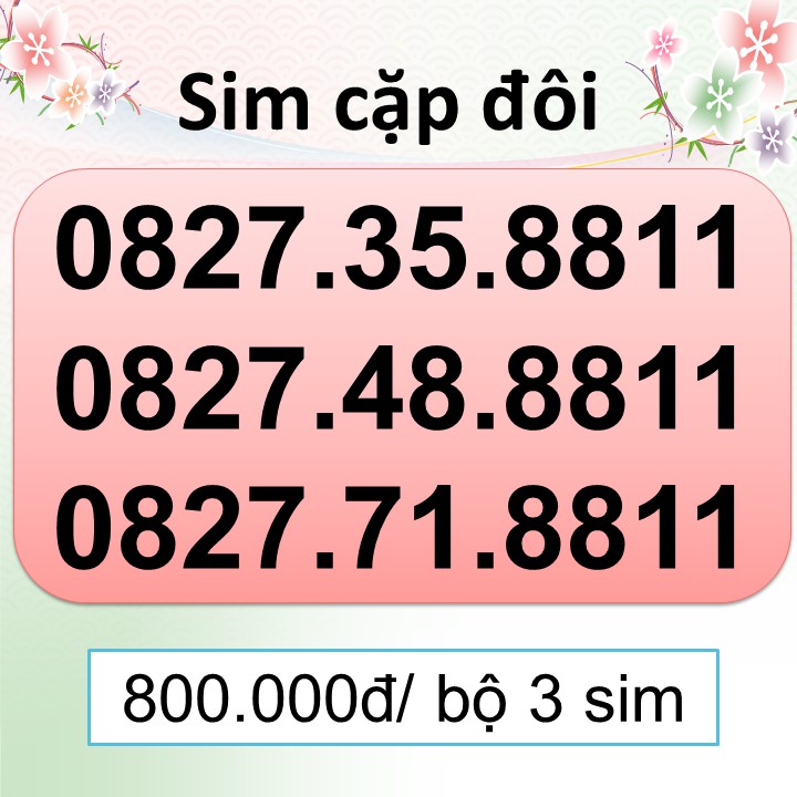 Sim cặp đôi sim tình nhân