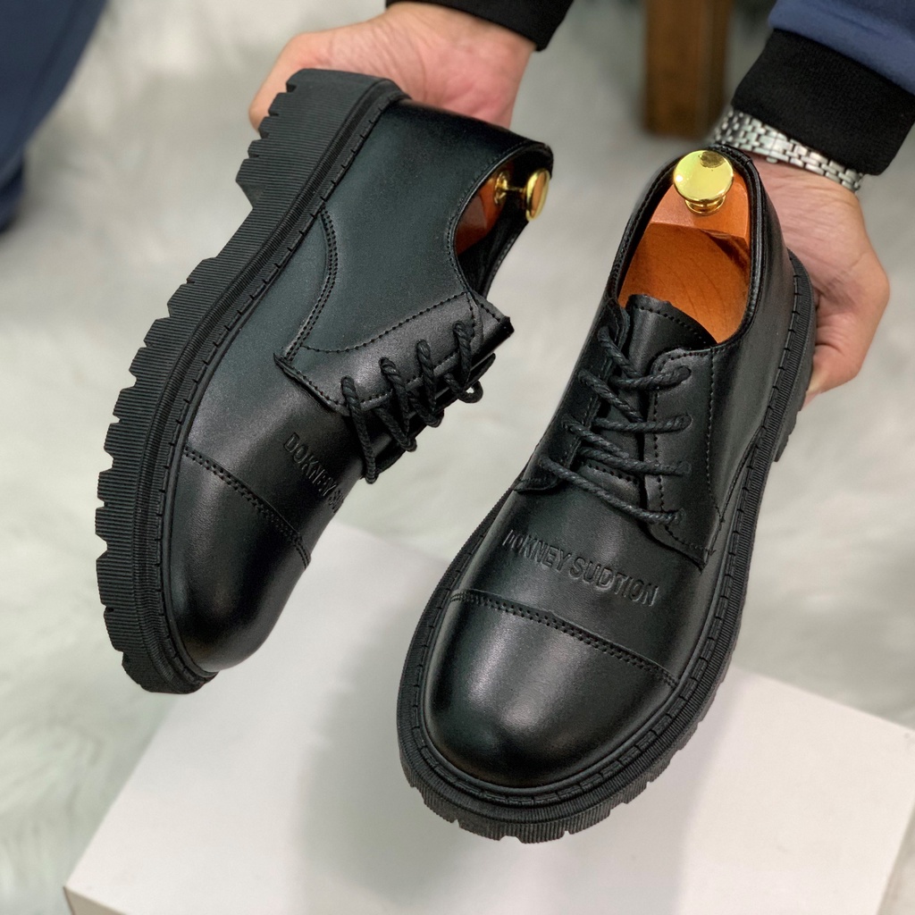 (Video) Giày Bốt dr martens thấp cổ viền ngang tăng chiều cao  cm mã DKE | BigBuy360 - bigbuy360.vn