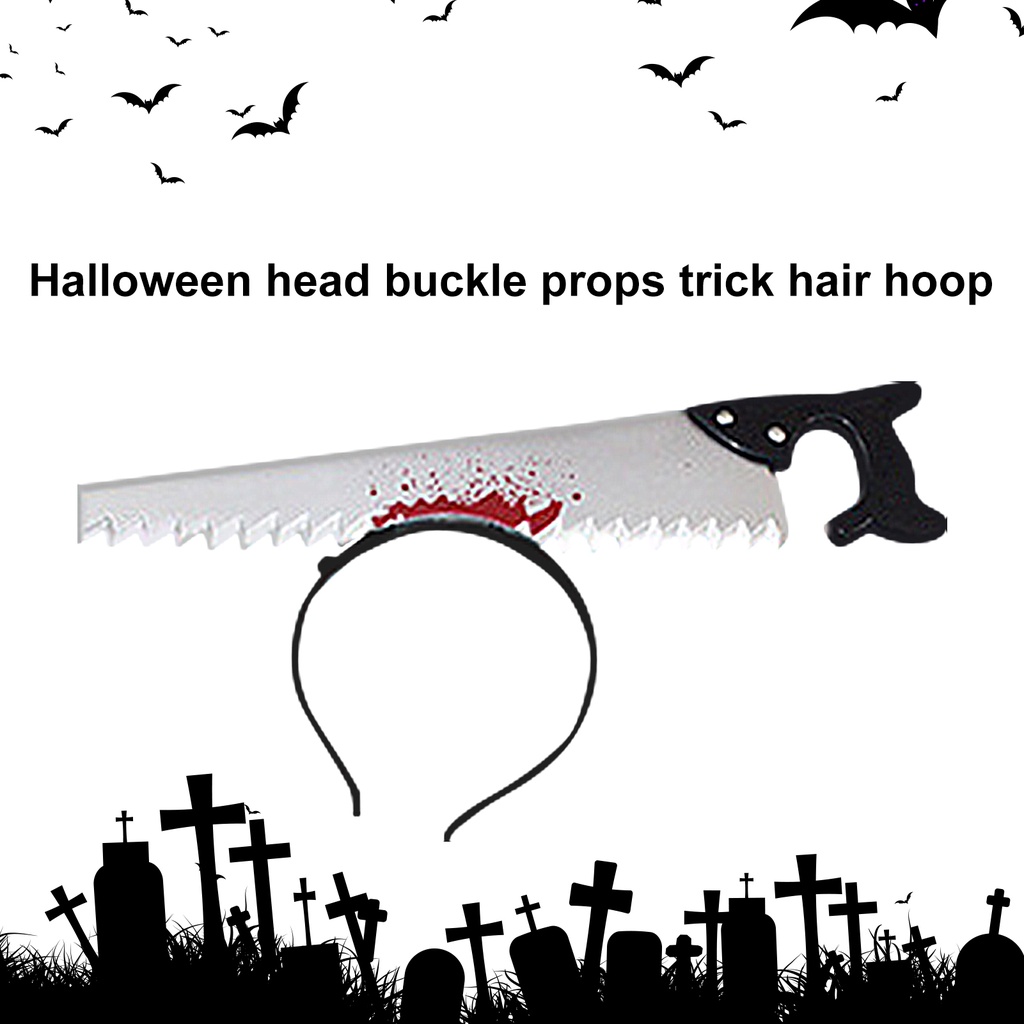 Băng Đô Cài Tóc Co Giãn Bằng Nhựa Hình Kinh Dị Vui Nhộn