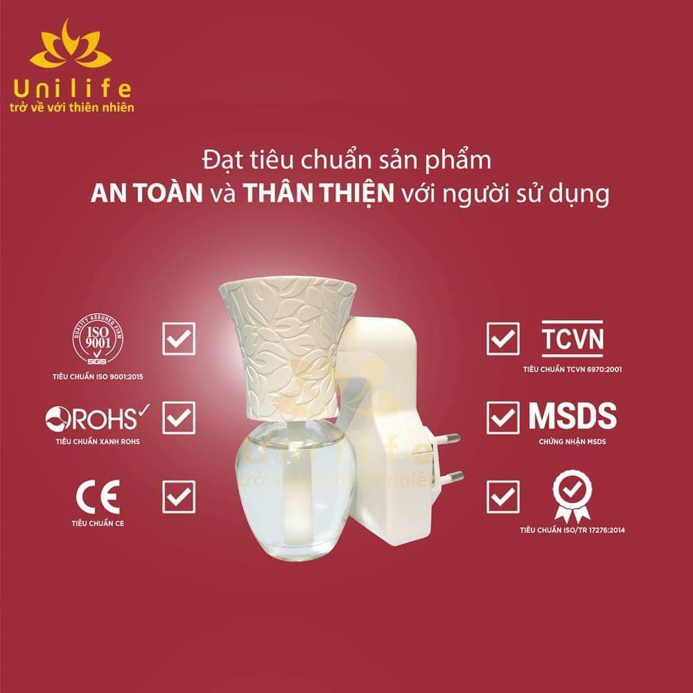 Máy xông tinh dầu, máy khuếch tán tinh dầu, tinh dầu nước hoa UNILIFE - có bảo hành