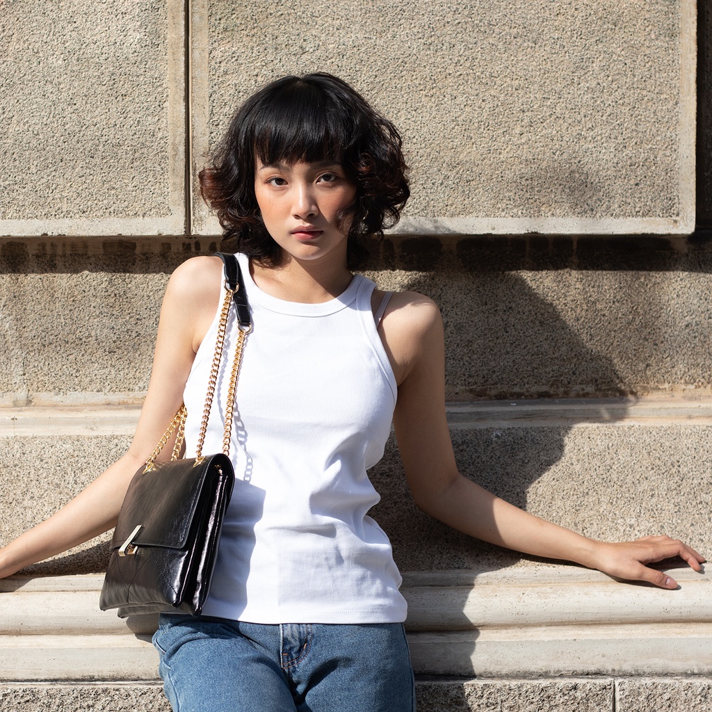 Túi xách nữ kẹp nách dây xích cá tính SEEME Germy Bag