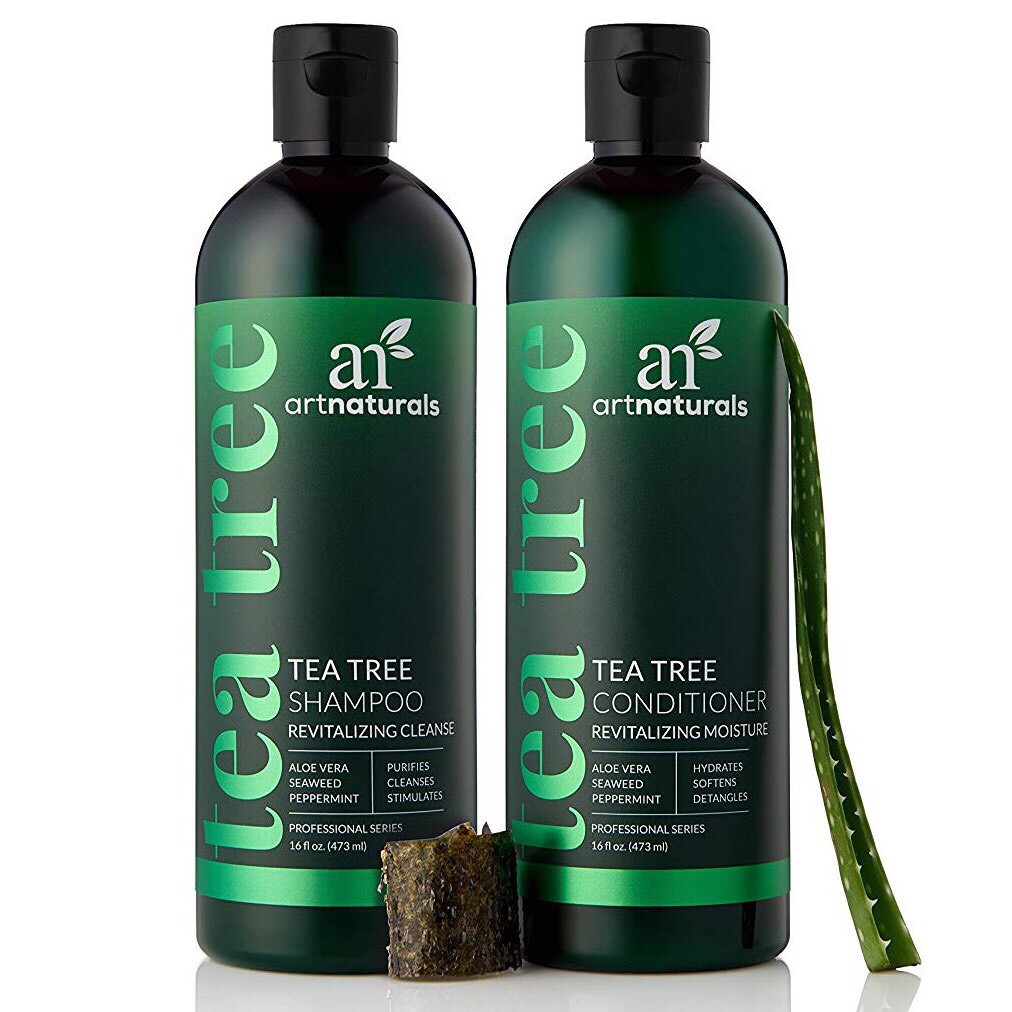 [USA] Dầu Gội vs Dầu Xả Tràm Trà - Tea Tree Artnaturals