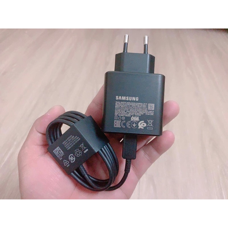 Củ sạc siêu nhanh 45W SAMSUNG chính hãng chuẩn PD bảo hành 12 tháng