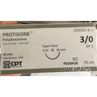 CHỈ THẨM MĨ TỰ TIÊU PROTISORB 3/0