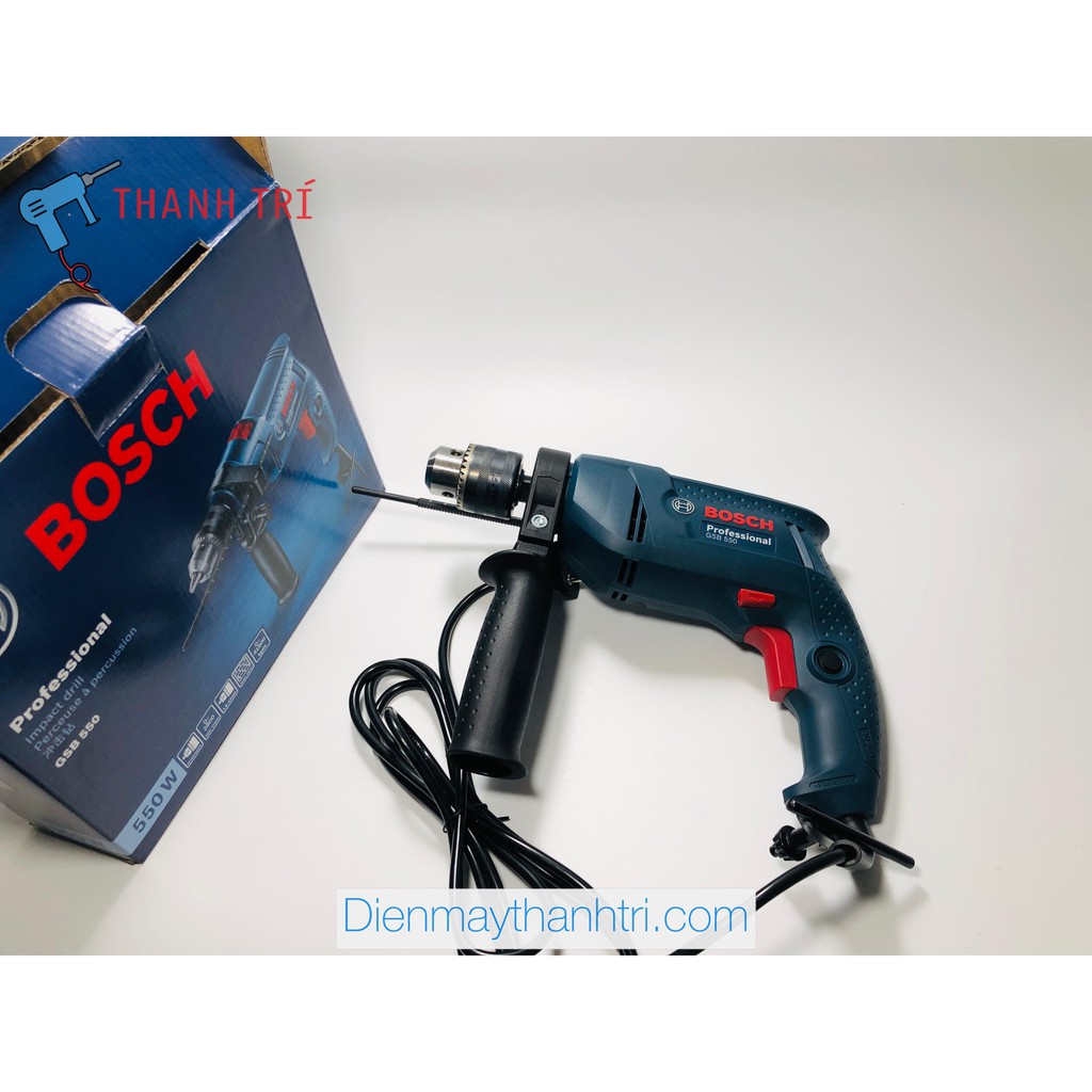 ❣️ GSB550 Máy khoan động lực BOSCH GSB 550  (550W)  (BH 6 tháng) CHÍNH HÃNG ❣️