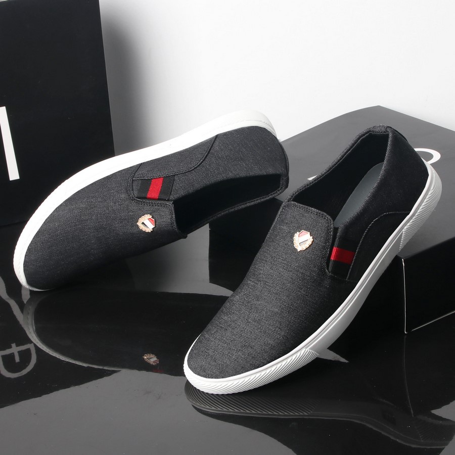 Giày lười vải nam GauNau GN214 3 màu bền đẹp, Giày lười trung niên