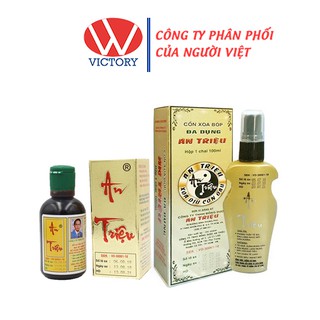 Cồn xoa bóp An Triệu - Xoa dịu đau lưng và nhức mỏi - Victory pharmacy