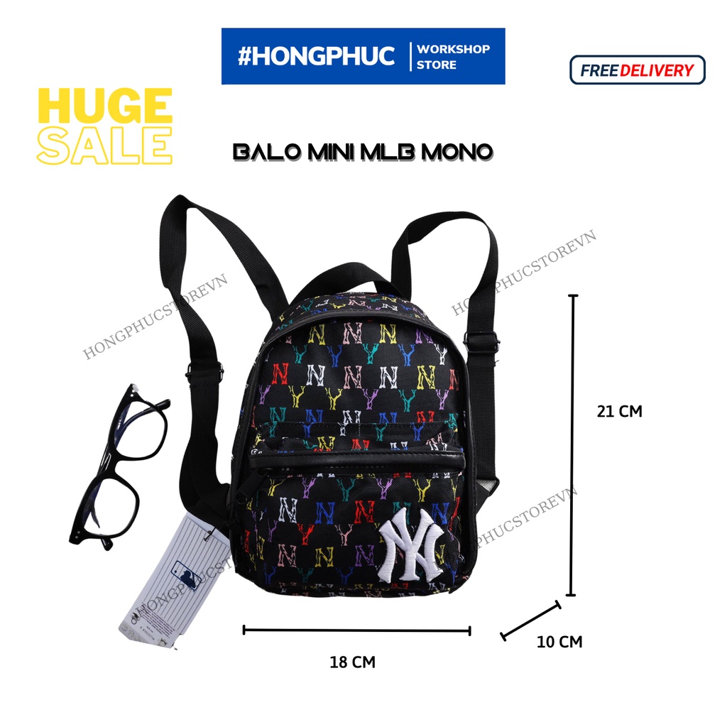 Balo nữ mini MONOGRAM 2021 [ HONGPHUC ] Size | 21 x 18 x 10 cm