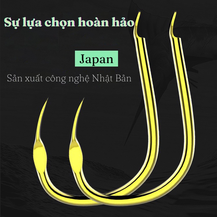 Lưỡi Câu Cá SPS cao cấp màu Vàng săn hàng, thân chắc chắn , có rãnh chống tuột , chống xước dây cực tốt ( đồ câu coye )