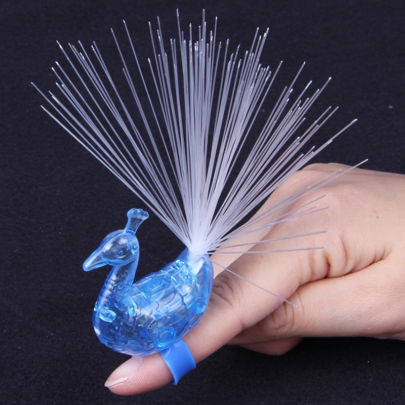 Đồ chơi hình chú công có đèn LED neon cho bé