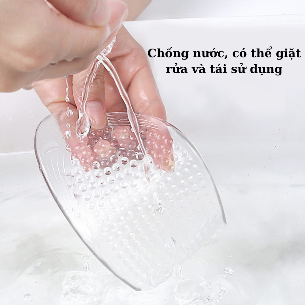 Lót giày silicon unisex cao cấp. Lót đệm giày giảm đau chân, có gai massage chân, đàn hồi tốt