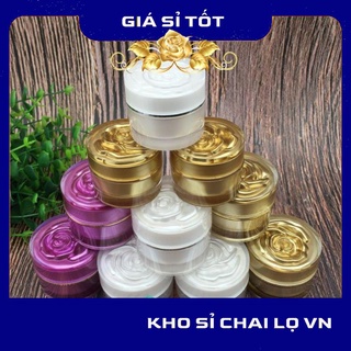 Hủ Đựng Kem ❤ Hủ chiết mỹ phẩm hoa hồng 5g,10g , hủ đựng mỹ phẩm , phụ kiện du lịch