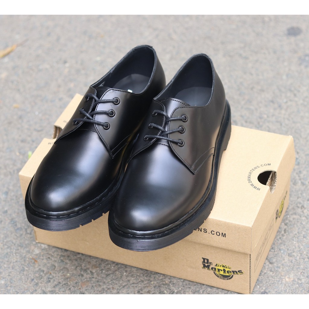 Giày lười thương hiệu Thái Lan 1461 2020 Full Black .Giày Dr.Martens Thailand Chính Hãng