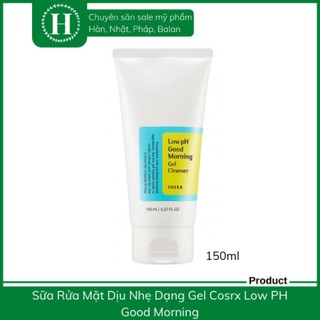 Sữa Rửa Mặt Dịu Nhẹ Dạng Gel Cosrx Low PH Good Morning Gel Cleanser 150ml