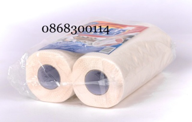 Bịch 2 cuộn và tập 50 tờ giấy thấm dầu mỡ, làm khô thực phẩm EUFood - 21.5cm x 23cm - 70 Miếng/Cuộn