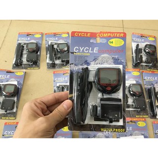 Đồng hồ đo tốc độ xe đạp có dây SD548B