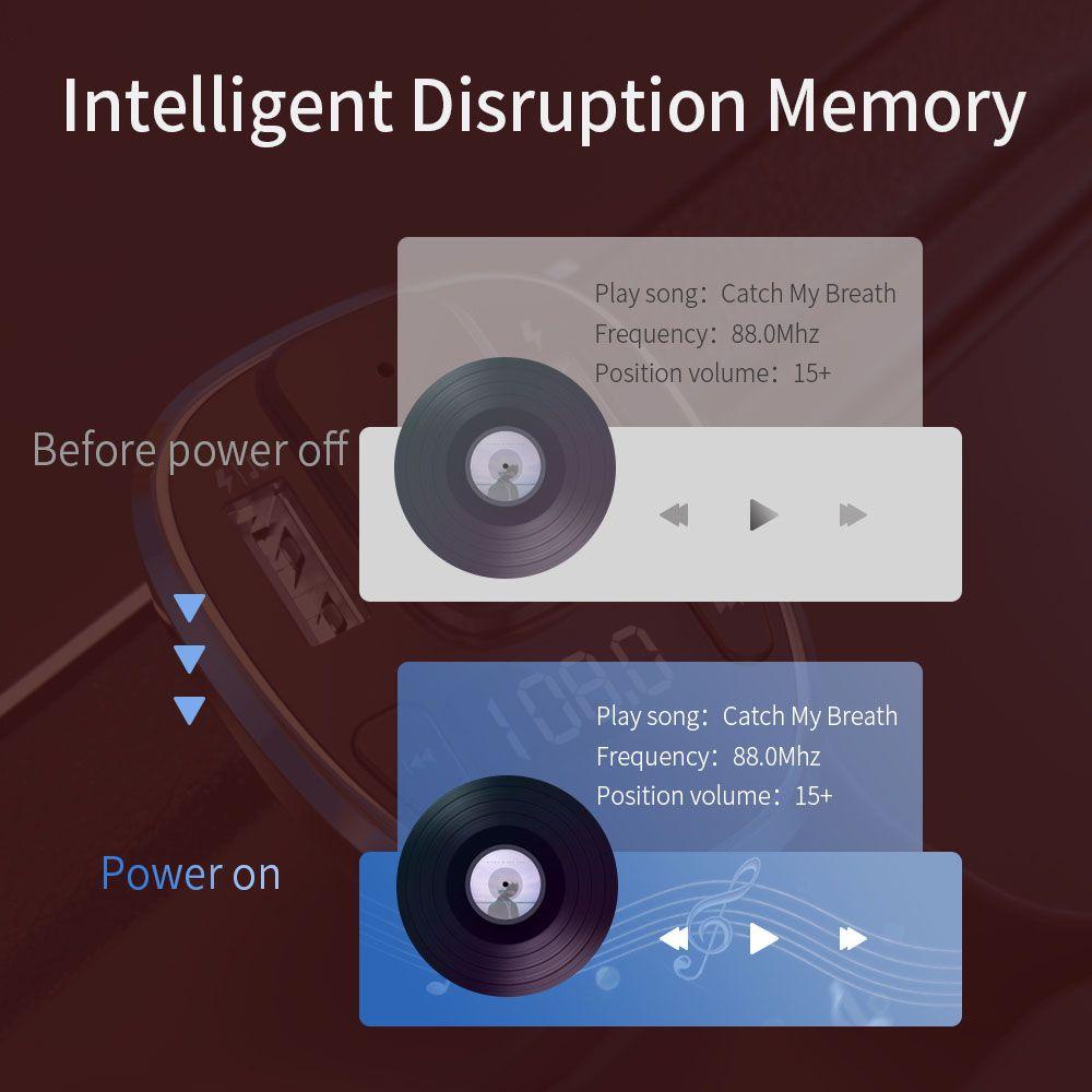 Bộ Sạc Nhanh Không Dây USB Kiêm Máy Nghe Nhạc MP3 FM Cho Xe Hơi