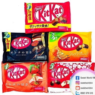 Tổng hợp 10 loại kitkat các vị - Nhật Bản