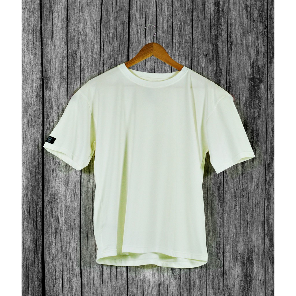 Áo thun nam nữ cổ tròn The Third phông trơn vải cotton co giãn màu trắng form regular fit T02 | BigBuy360 - bigbuy360.vn