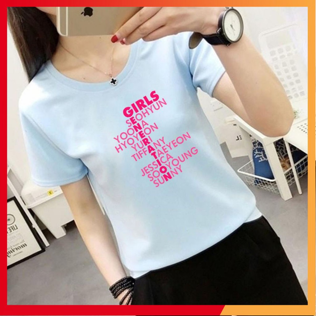 [Siêu Hot] Áo thun KPOP SNSD Girl Generation AZ - Form rộng BIGSIZE - F1402