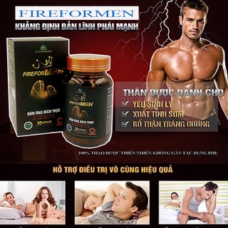 ✅Tăng Cường Sinh lý Cho Nam giới FIREFOR MEN-Kéo dài thời gian quan hệ,Kích thích ham muốn,Tăng độ cương cứng(Hộp 30 V)
