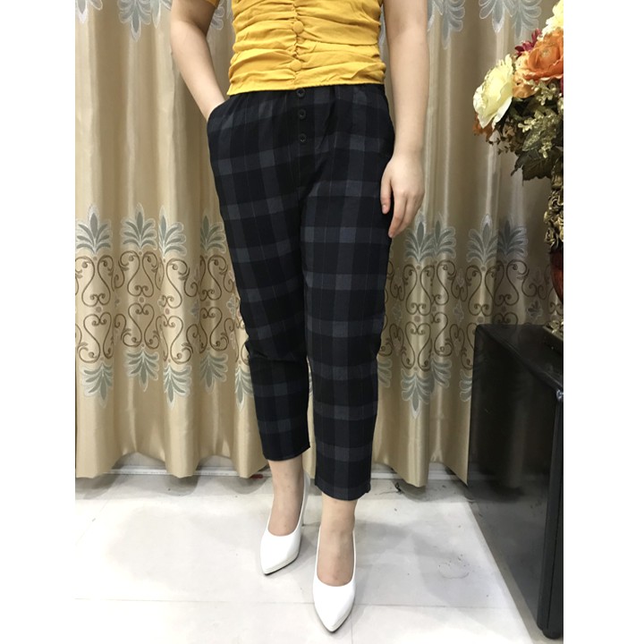 Quần Baggy Nữ Kẻ Hottrend 2020 | BigBuy360 - bigbuy360.vn