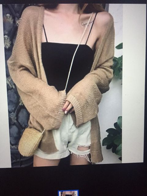 Áo Khoác cardigan Len Dệt Mỏng hàng loại 1 | BigBuy360 - bigbuy360.vn