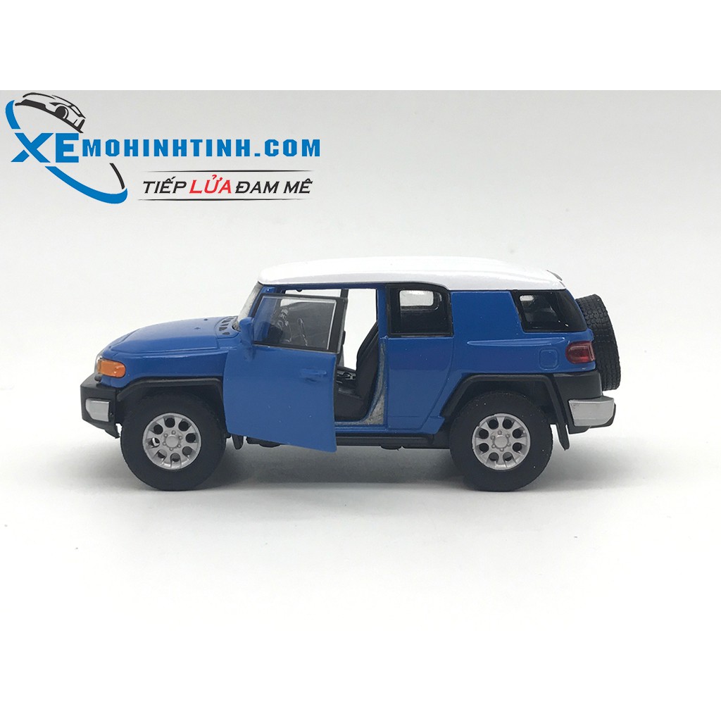 HỘP XE MÔ HÌNH Toyota FJ Cruiser WELLY 1:36 (Xanh)