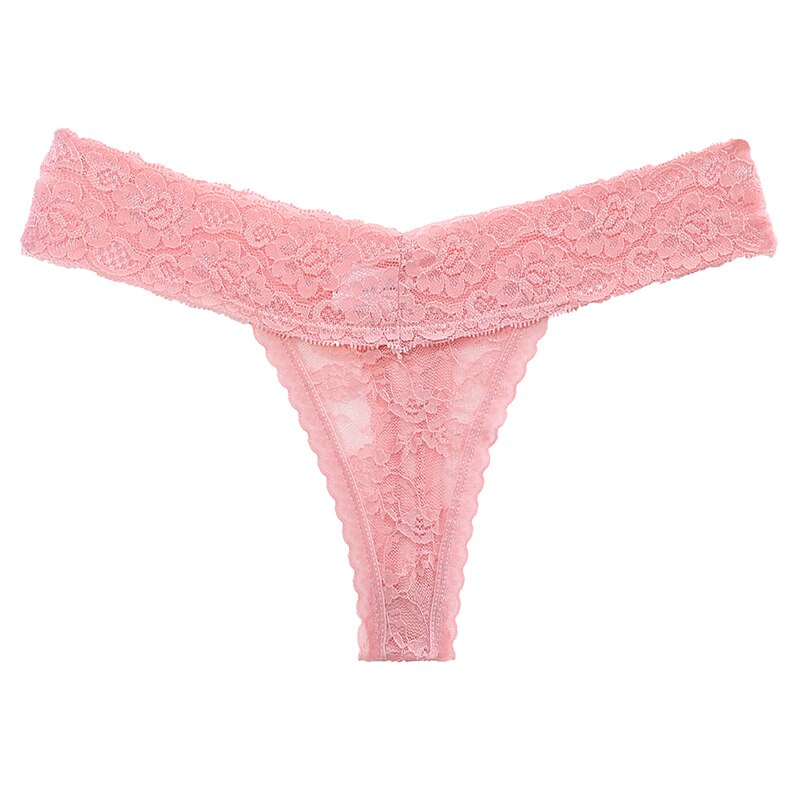 Quần lót CuteByte L018 vải ren hoa xuyên thấu lưng thấp gợi cảm cho nữ