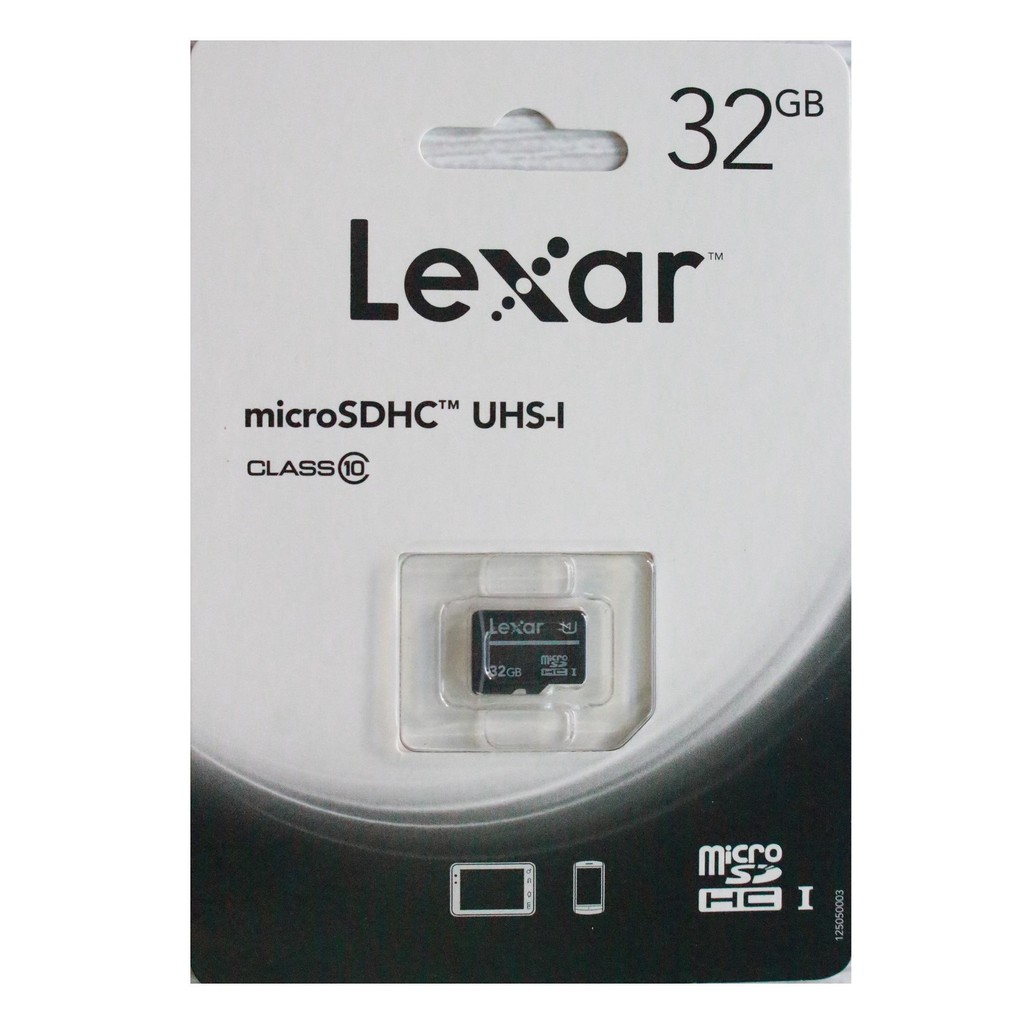 Thẻ nhớ MicroSDHC Lexar 32GB Class 10 U1 100MB/s (Đen)