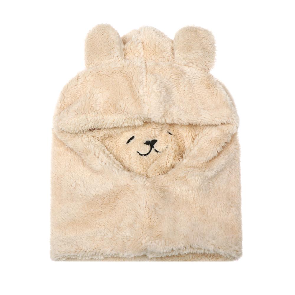 Mũ Lông Tai Gấu Giữ Ấm Cho Bé