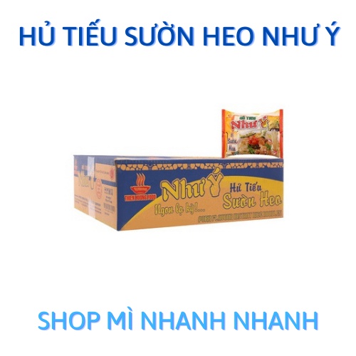 Hủ tiếu Như Ý vị sườn heo (1 thùng/ 30 gói)