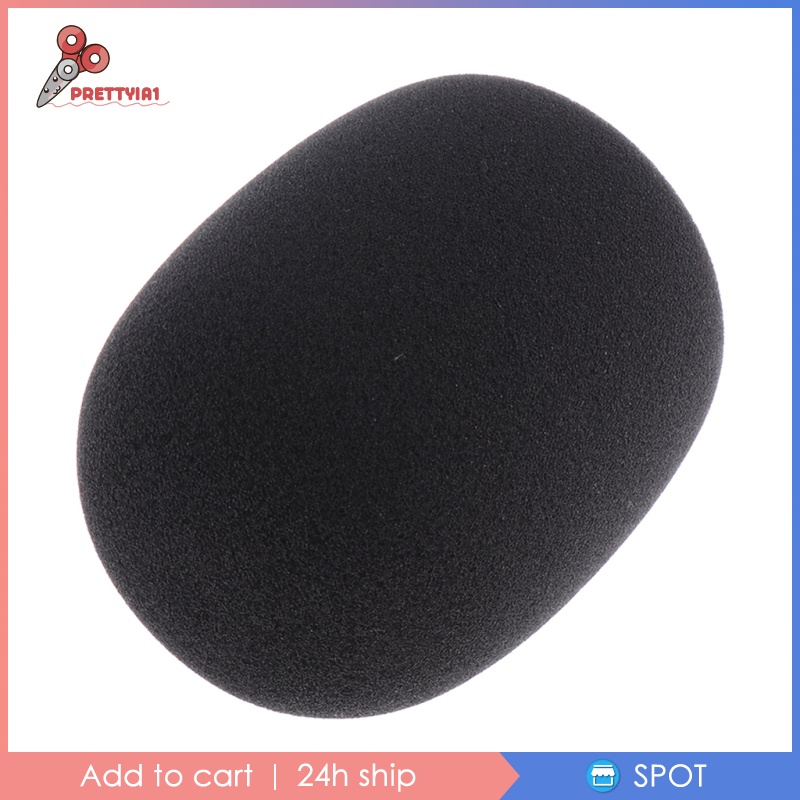 Vỏ Xốp Bọc Đầu Micro Đường Kính 5cm Kích Thước Lớn Tiện Dụng Cho Micro Thu Âm Prettyia1