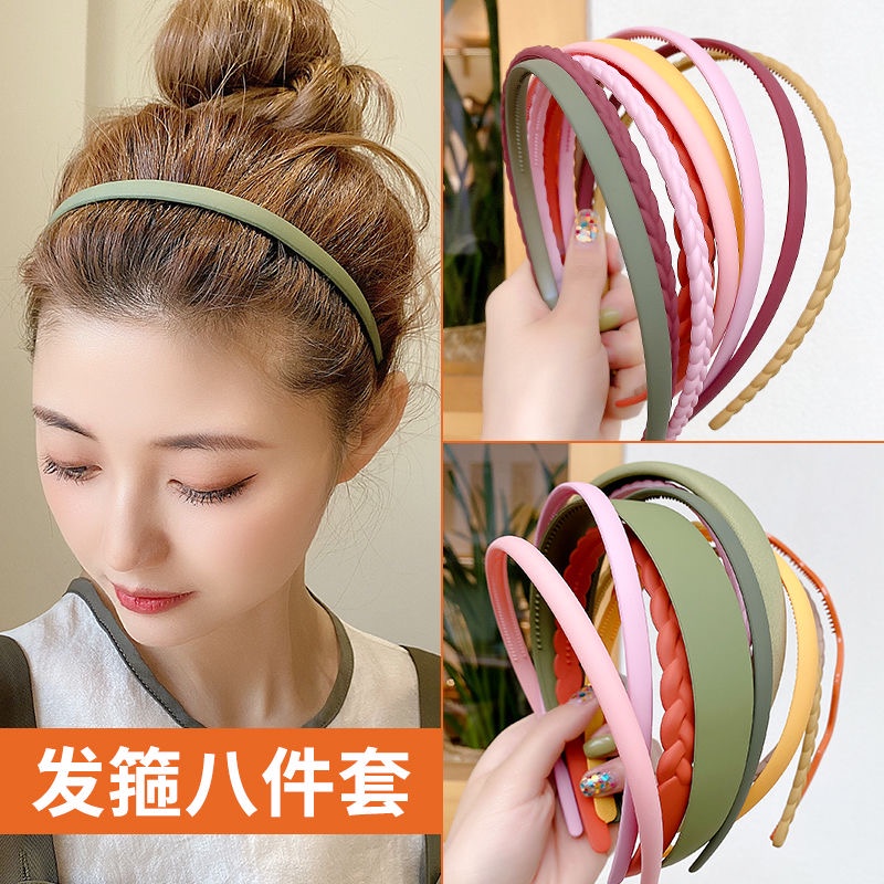 IF ME Cài Tóc Bằng Lụa Đính Ngọc Trai Nhiều Màu Sắc Thời Trang Hàn Quốc Thanh Lịch Cho Nữ