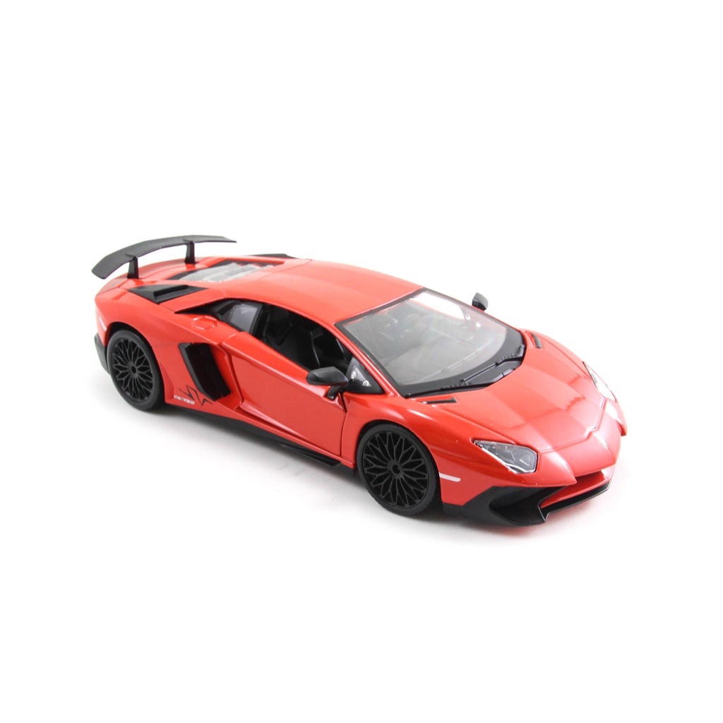 MÔ HÌNH LAMBORGHINI AVENTADOR LP750-4 SV RED 1:24 BBURAGO - MH18-21079