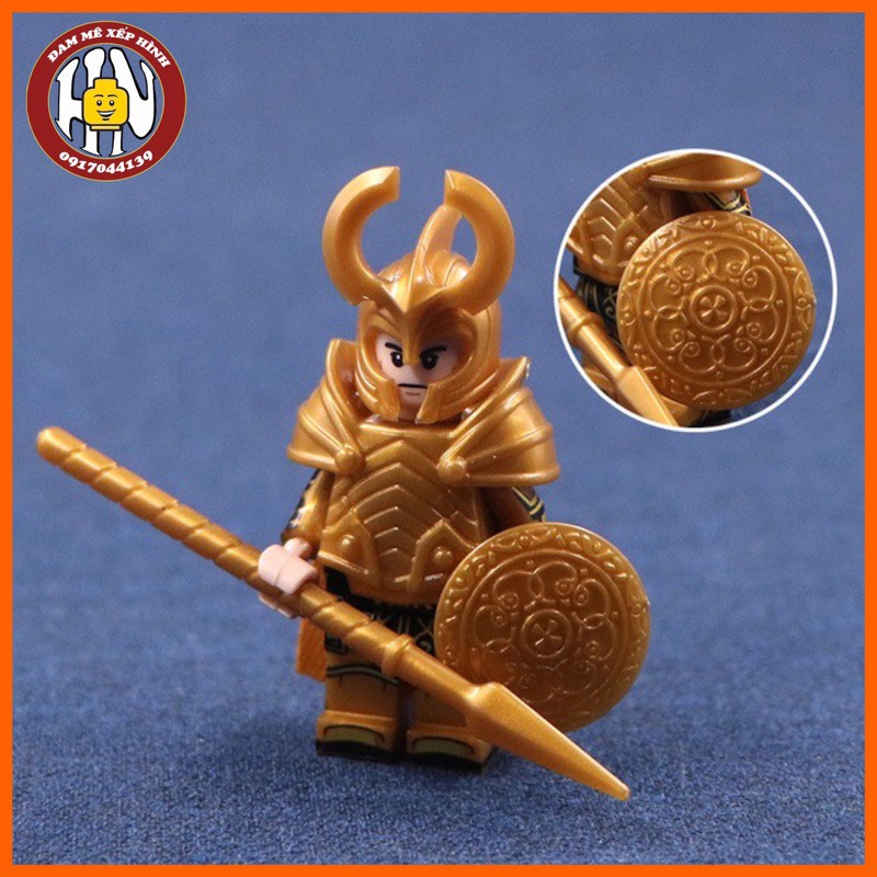 Đồ chơi minifigures - Lính Asgard - Thor 3 - KT 1044 - XP 337 > 344 - Hàng chuẩn nét !