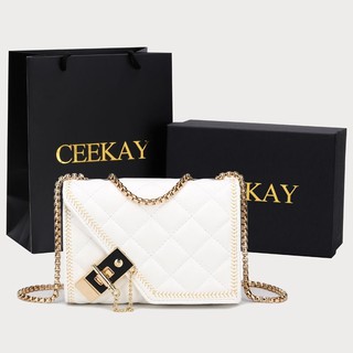 [Mua Kèm Deal Sốc]Túi xách nữ - Thêu chéo sành điệu- size 22cm - đựng nhiều đồ